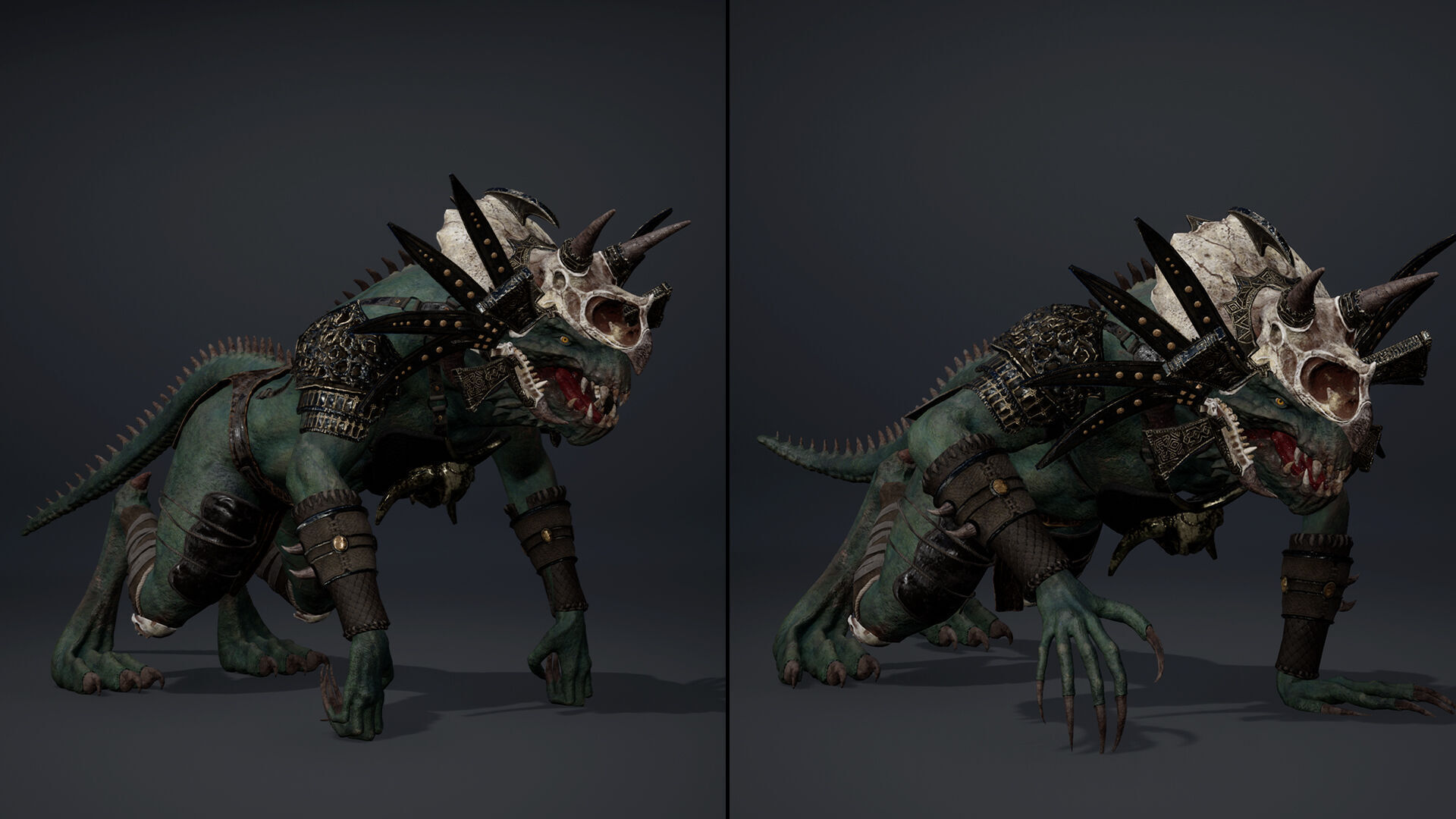 Ghost Mage Arm1 Brutal Low-poly 3D model_8