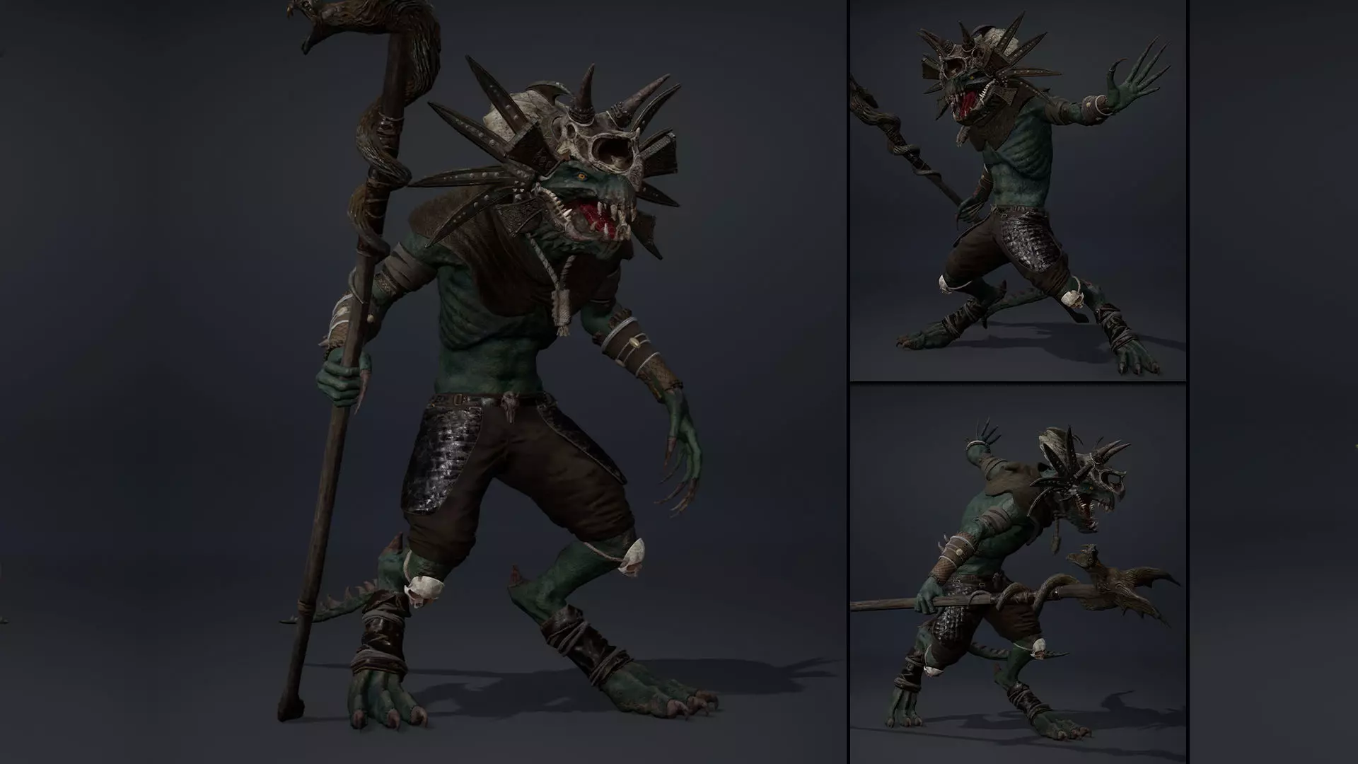 Mage Mage Arm1 Low-poly 3D model_0