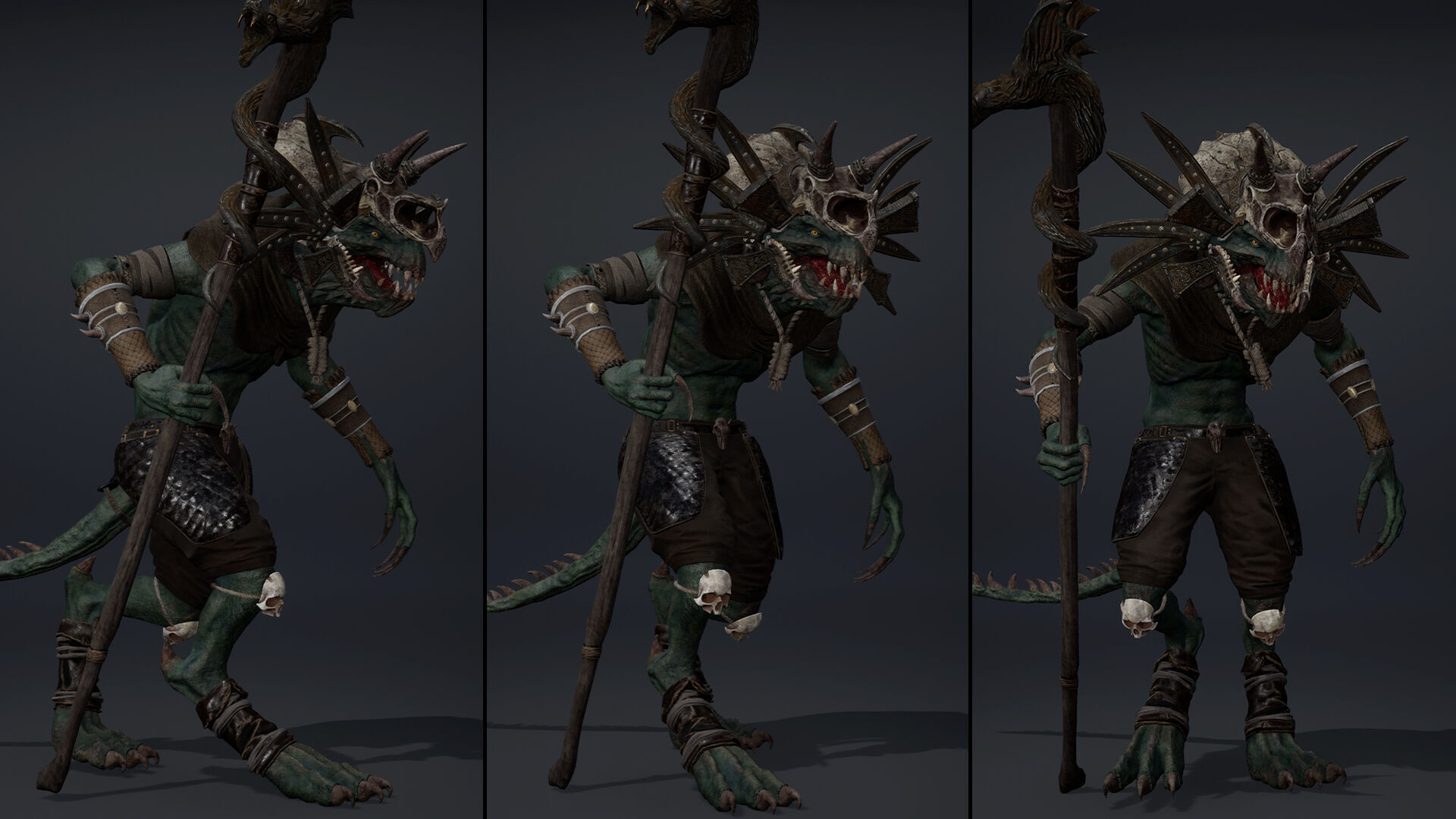 Mage Mage Arm1 Low-poly 3D model_10