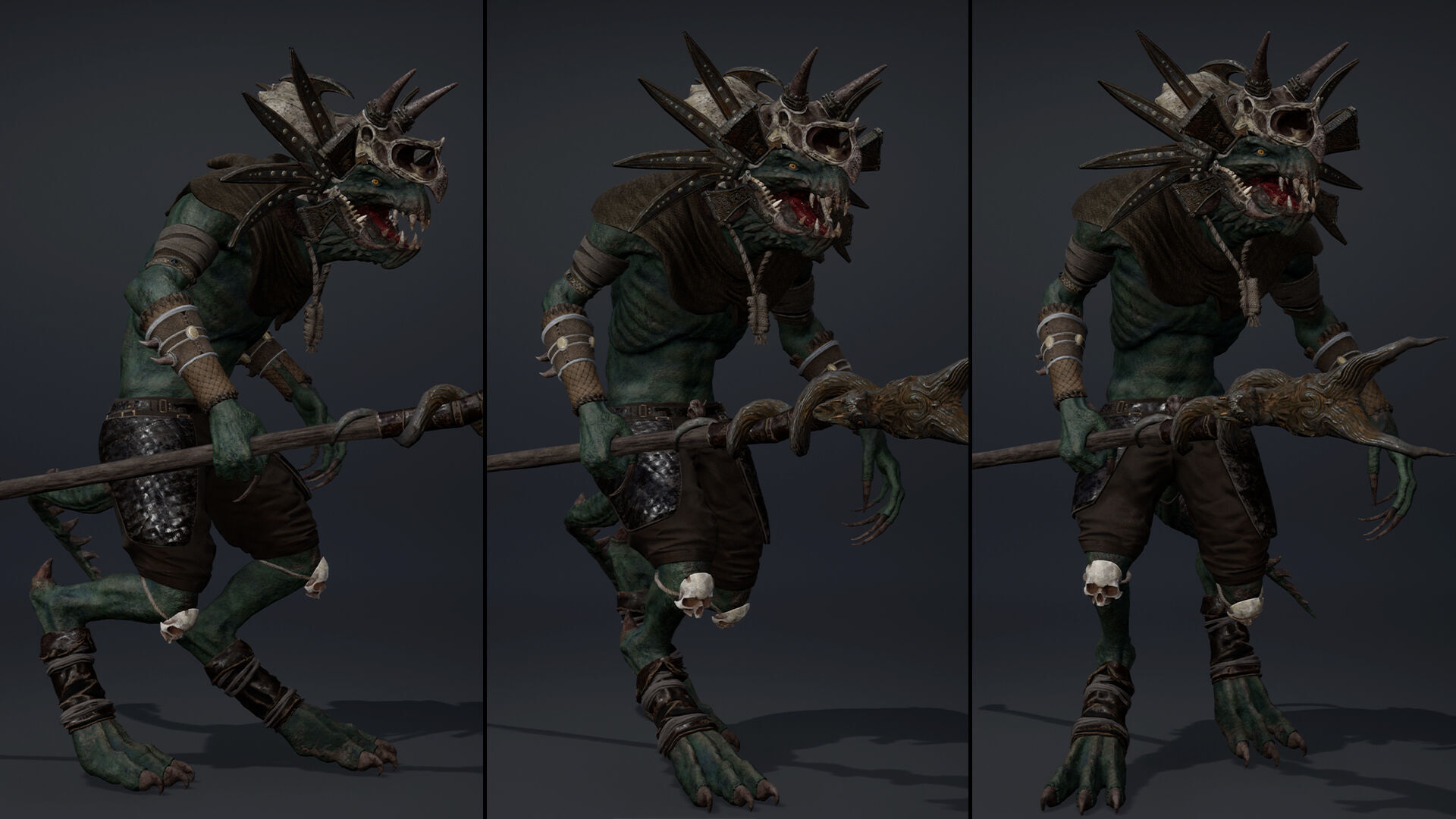 Mage Mage Arm1 Low-poly 3D model_11