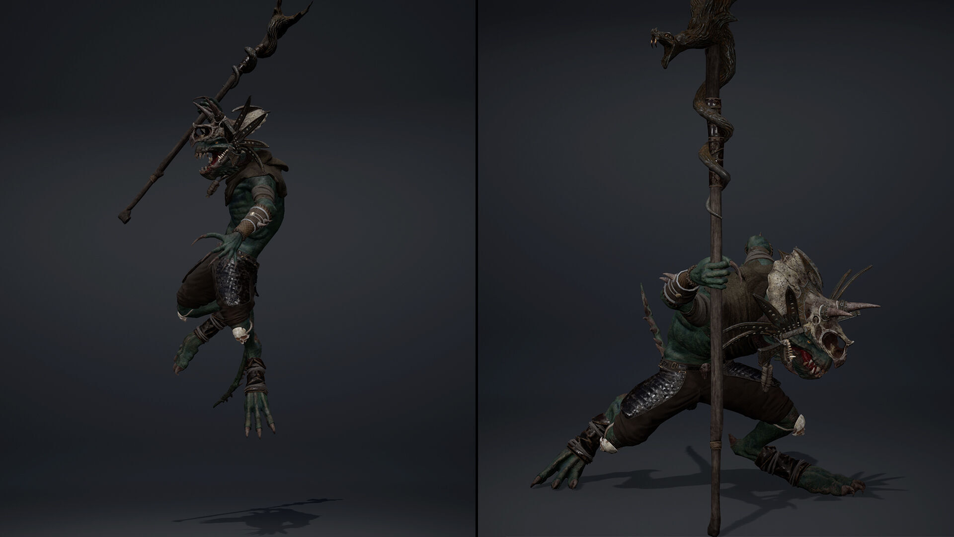 Mage Mage Arm1 Low-poly 3D model_8