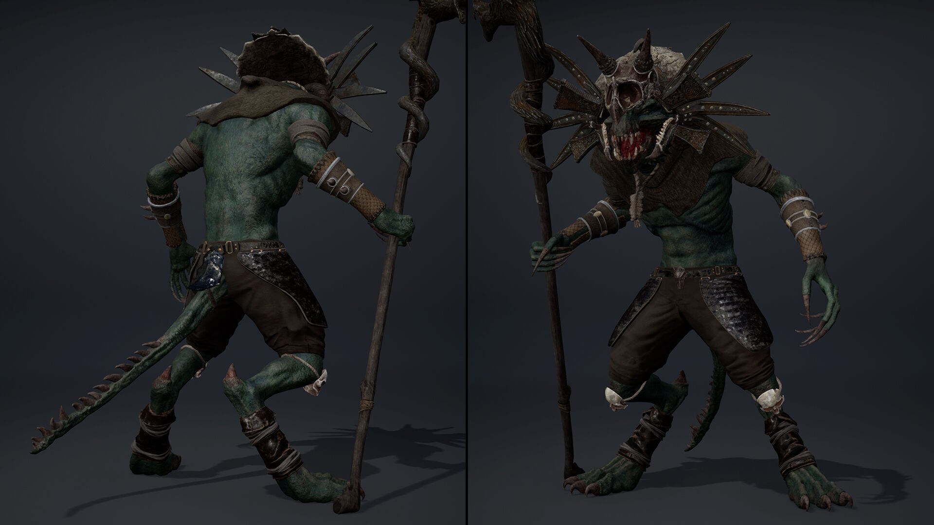 Mage Mage Arm1 Low-poly 3D model_16