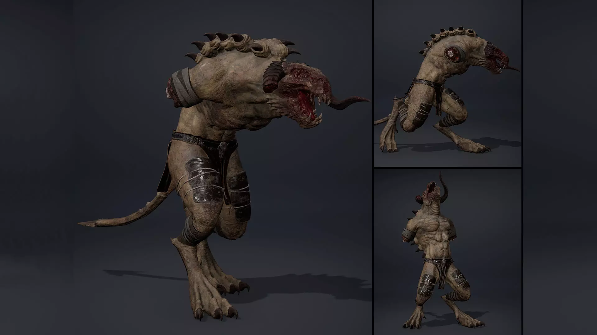 Ghostfang NoArms Brutal Low-poly 3D model