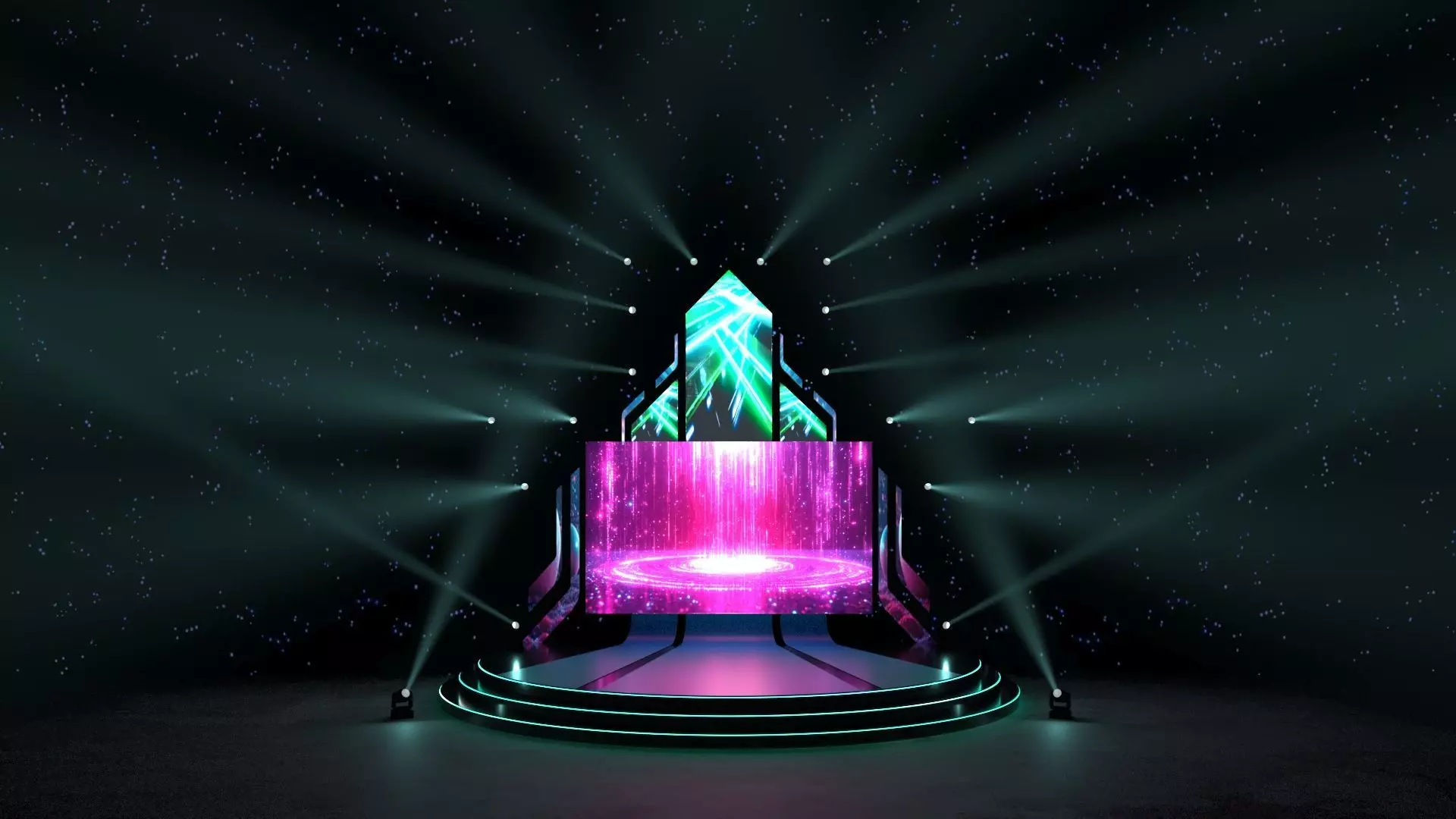 Stage Event 3D 3D model_0