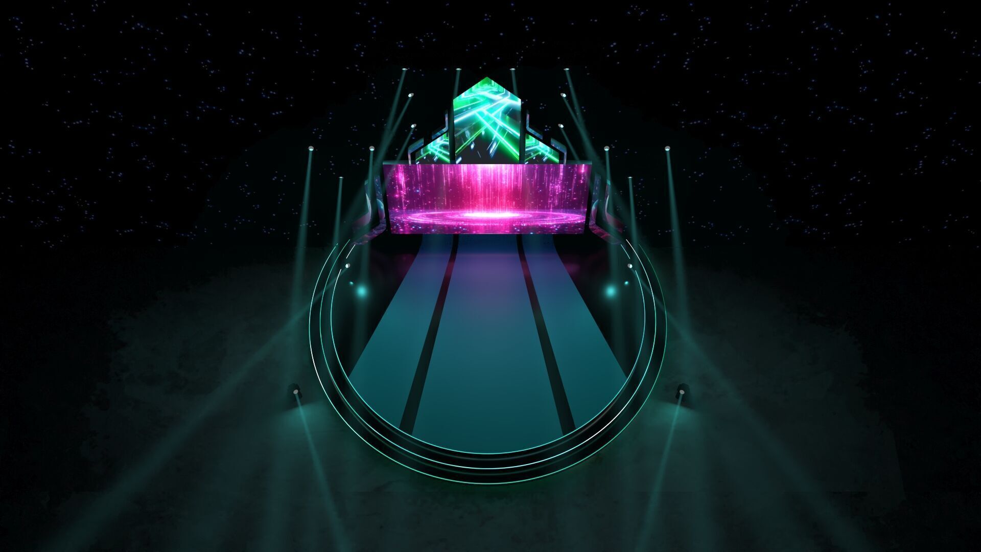 Stage Event 3D 3D model_3