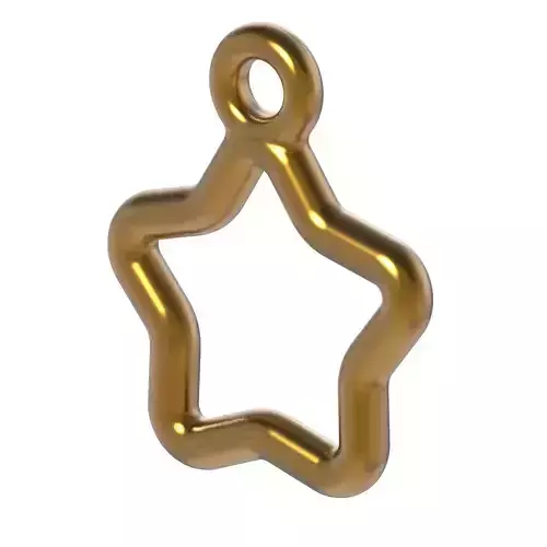 Exquisite Star Pendant 3D print model