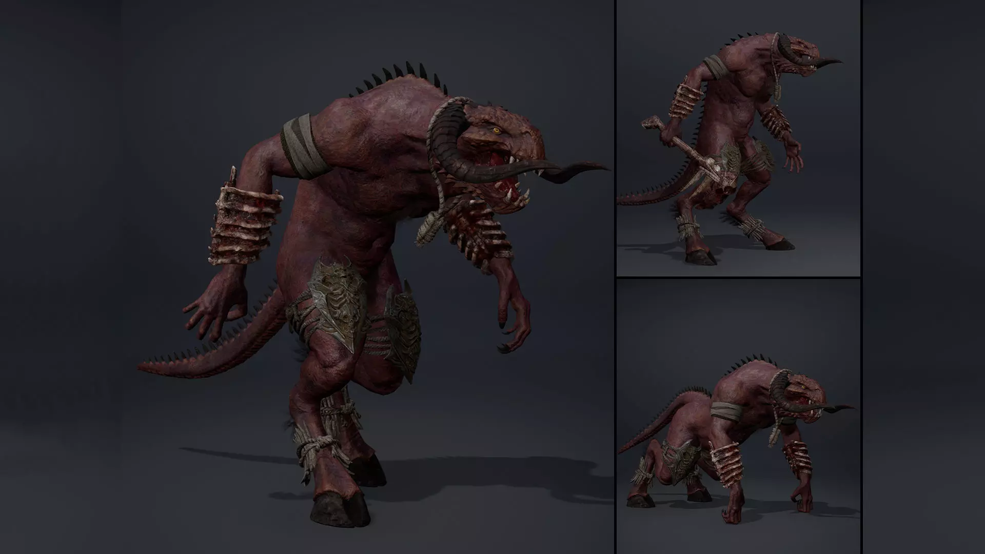 Ghostfang Fatty Brutal Low-poly 3D model