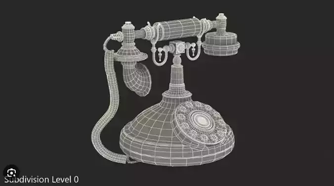 Sell Phone Low-poly 3D model