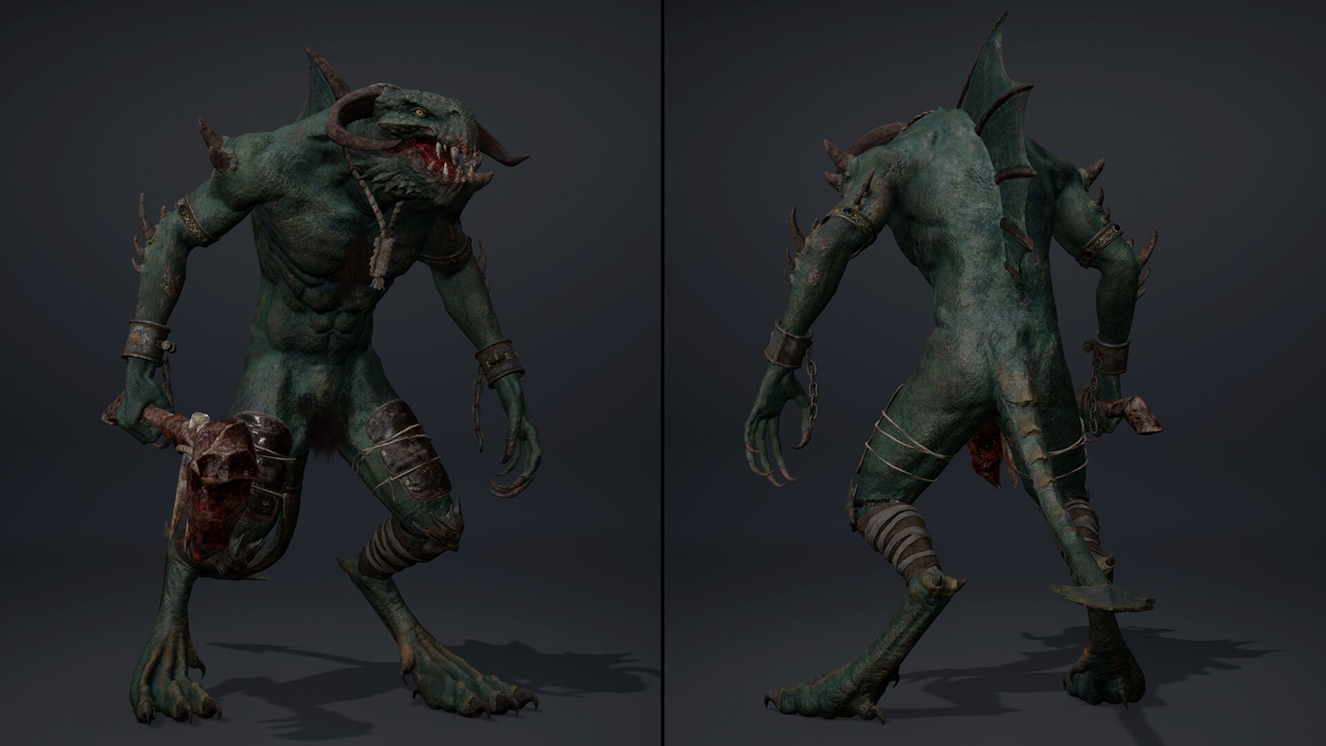 Ghostfang Spicky Brutal Low-poly 3D model_5