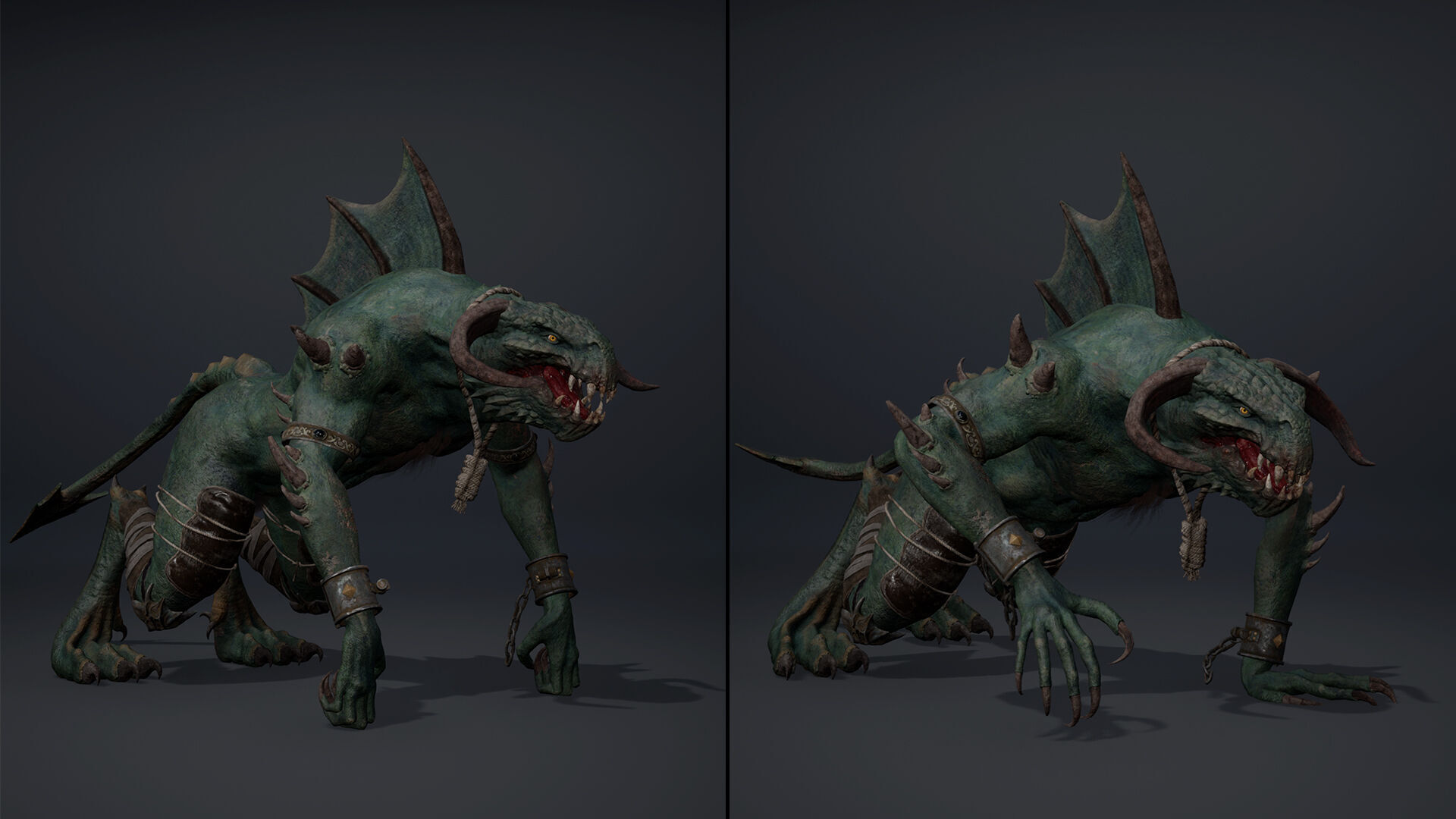 Ghostfang Spicky Brutal Low-poly 3D model_8