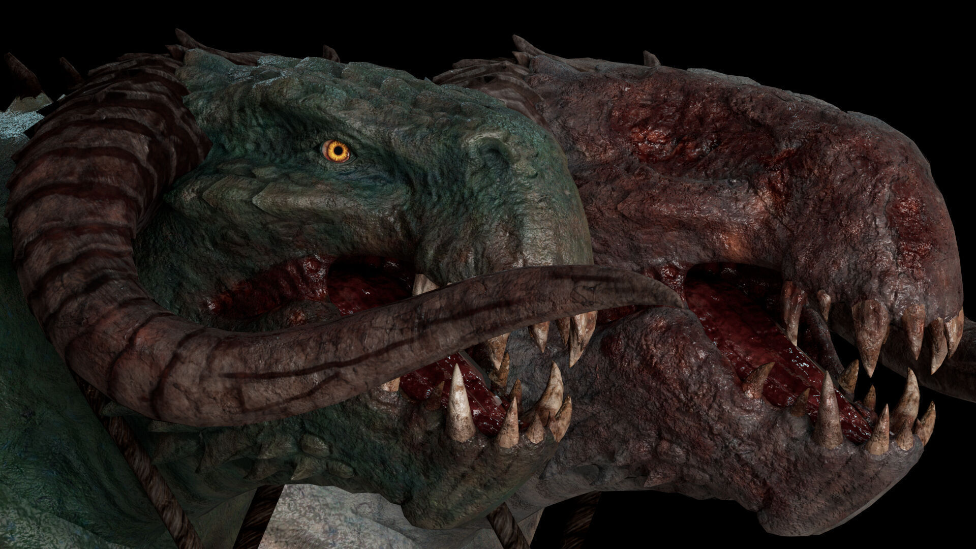 Ghostfang Spicky Brutal Low-poly 3D model_4