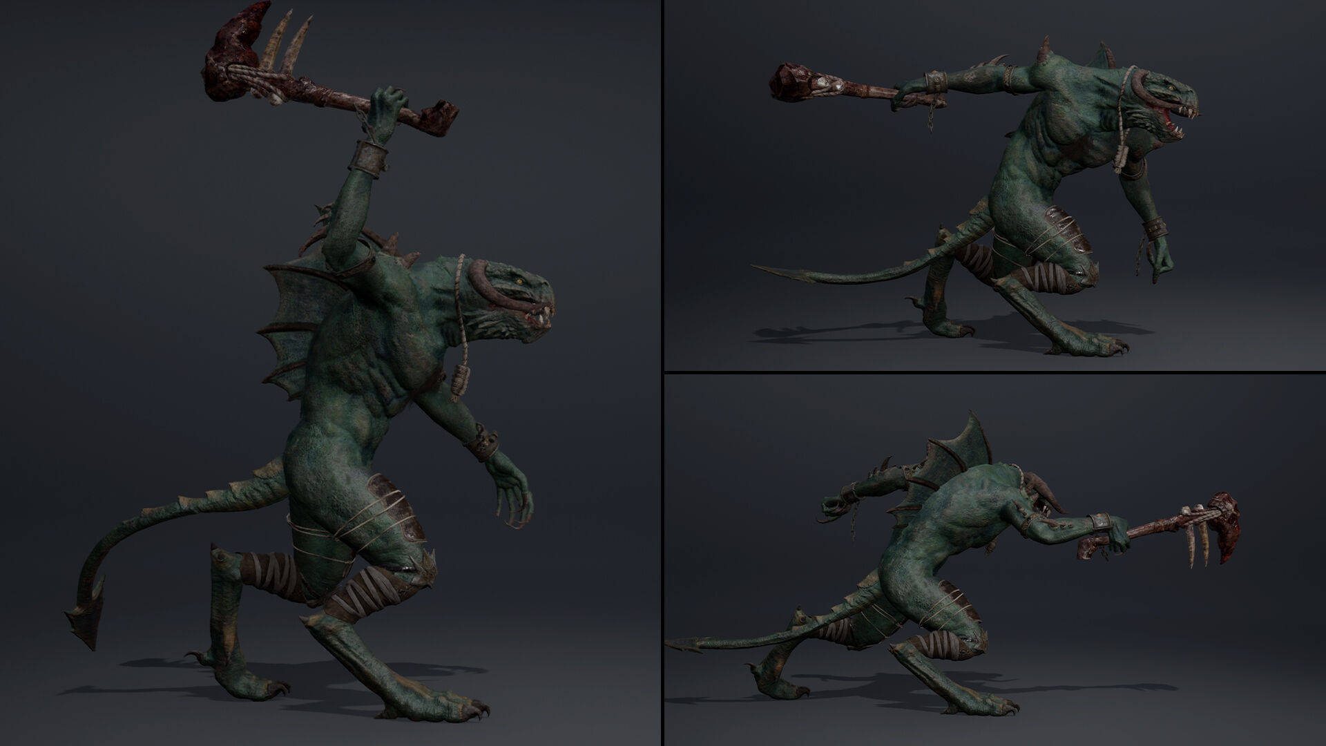 Ghostfang Spicky Brutal Low-poly 3D model_6