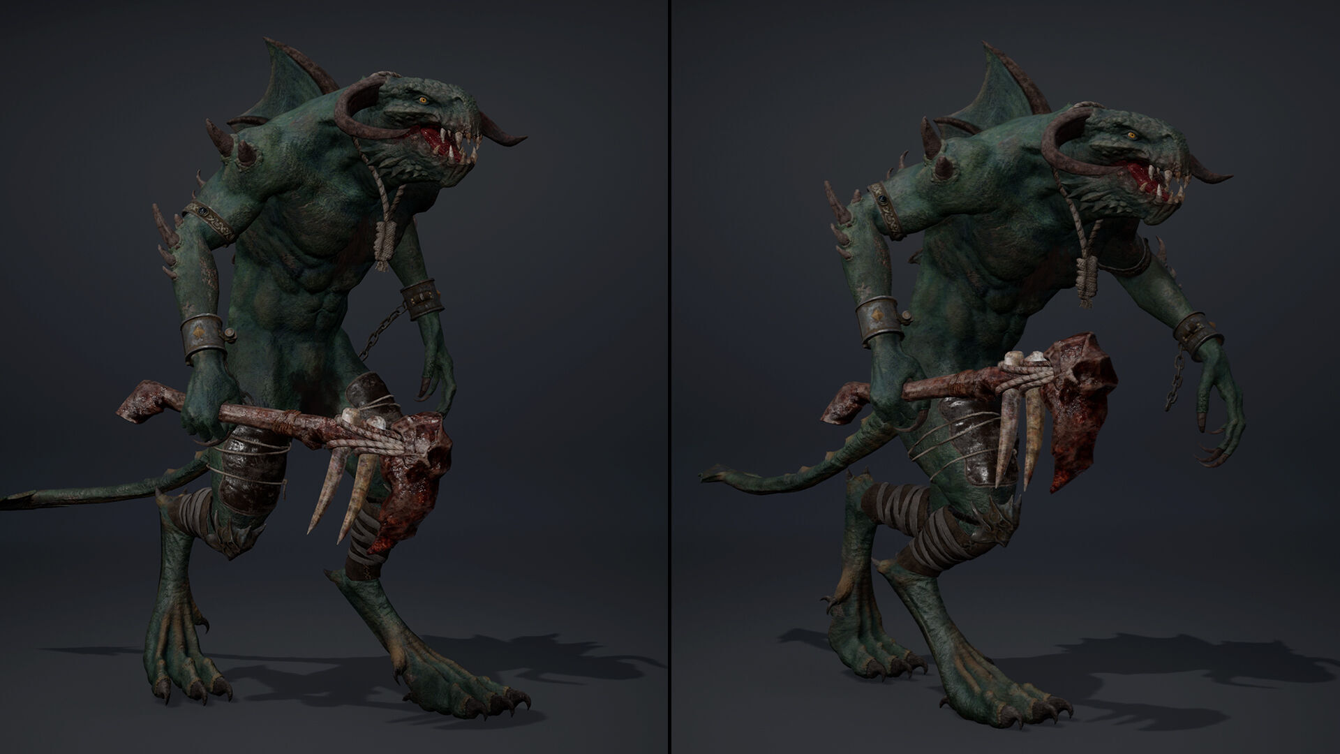 Ghostfang Spicky Brutal Low-poly 3D model_25