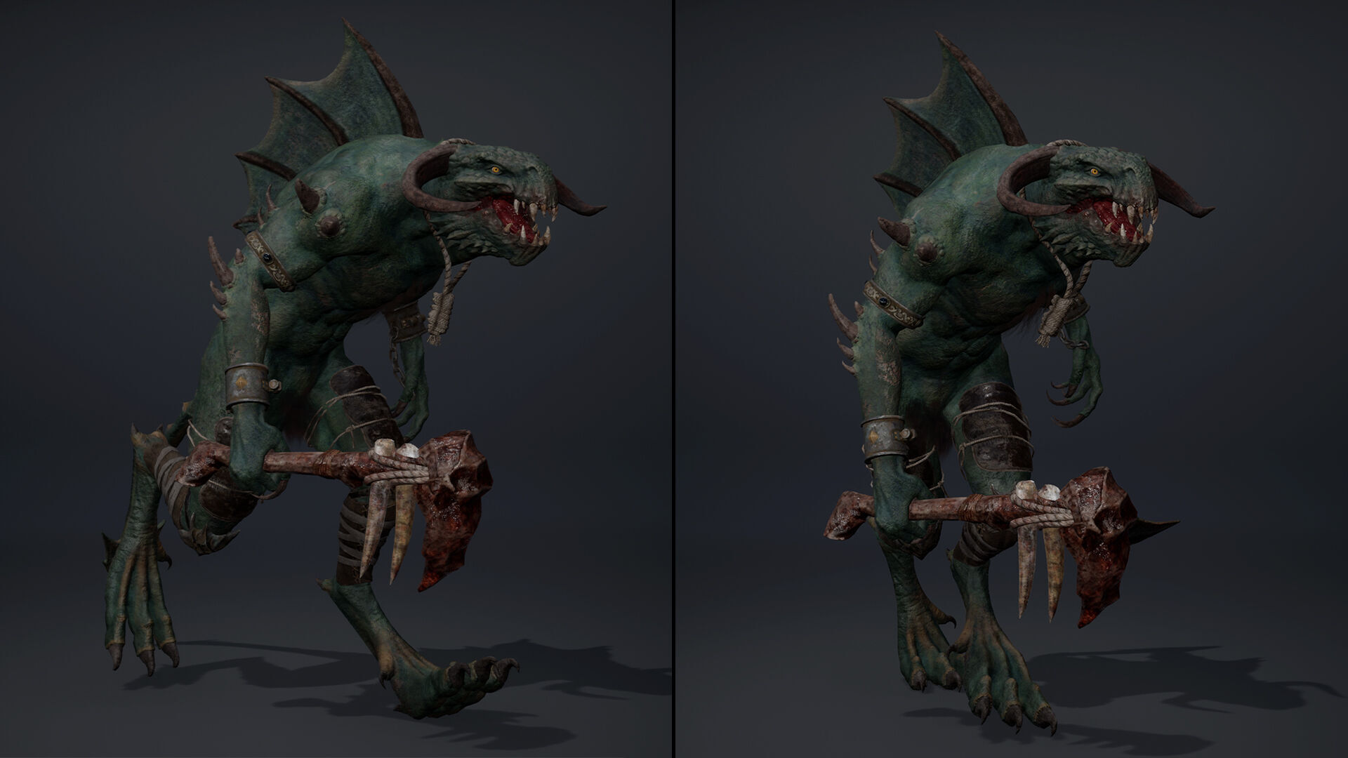 Ghostfang Spicky Brutal Low-poly 3D model_16