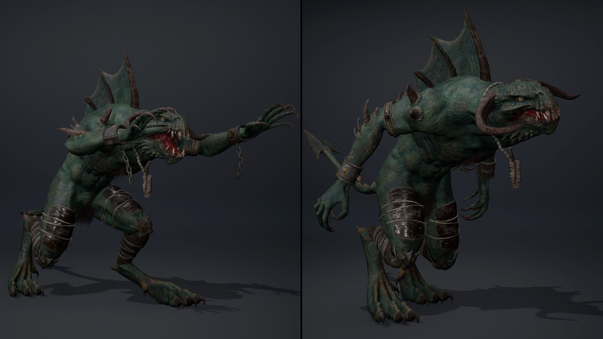 Ghostfang Spicky Brutal Low-poly 3D model_13