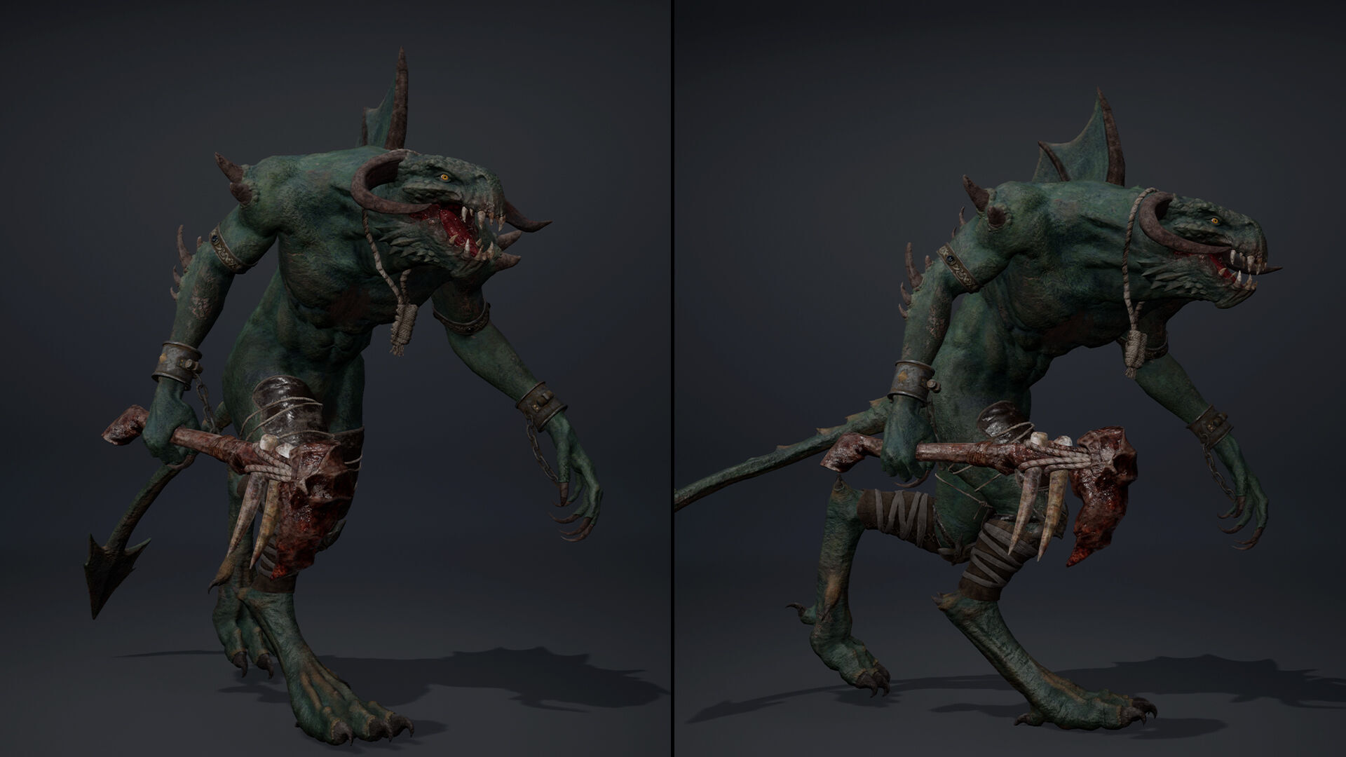 Ghostfang Spicky Brutal Low-poly 3D model_24