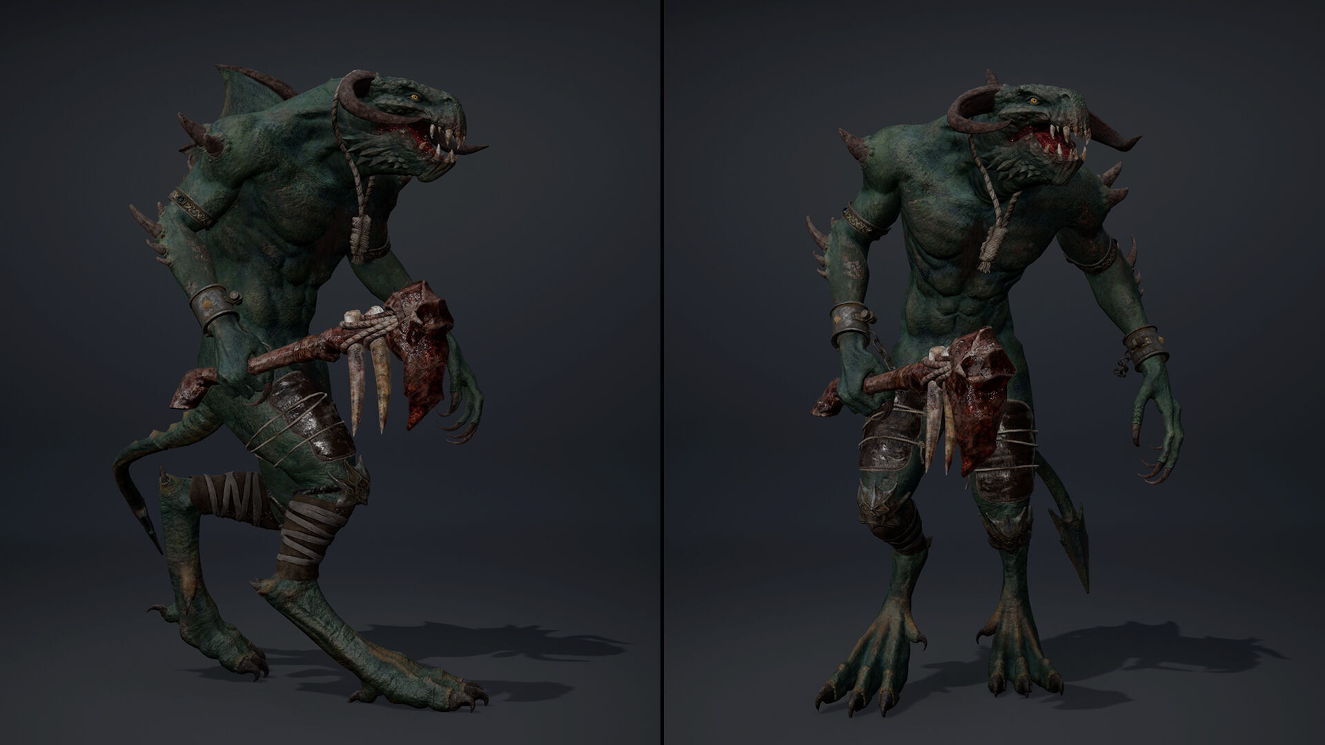Ghostfang Spicky Brutal Low-poly 3D model_14