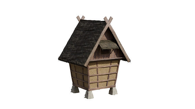 Leuit Sundanese 3D model
