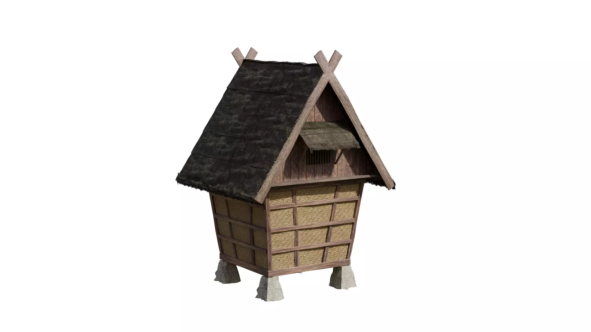 Leuit Sundanese 3D model