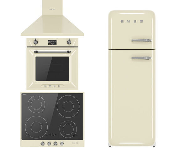 SMEG kitchen appliance collection 3D model