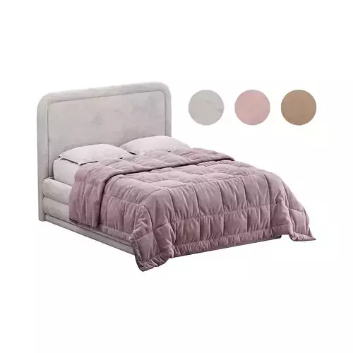 BRIELA VELVET BED