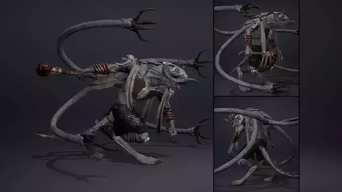 Ghost Barbarian Tentacle