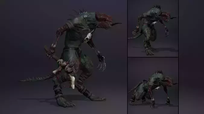 Ghost Barbarian Damaged