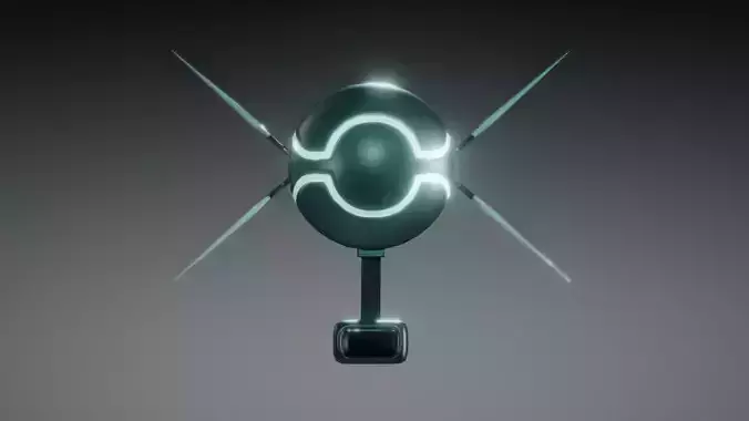 Futuristic Drone 3D model Futuristic Drone 3D model