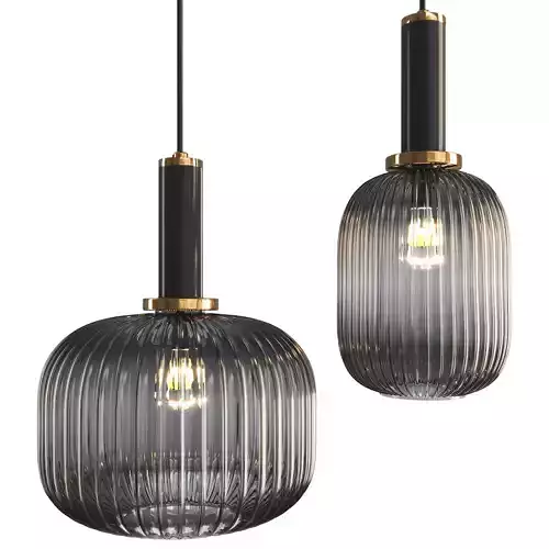 Pendant lamp IRIS BLACK
