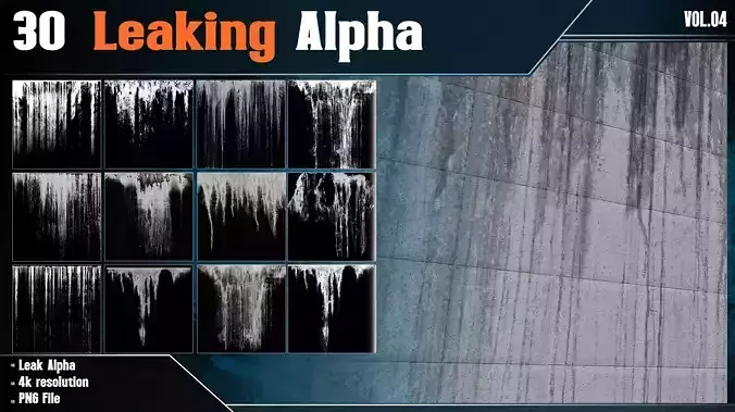 30 Leaking Alpha  Vol 04   Texture