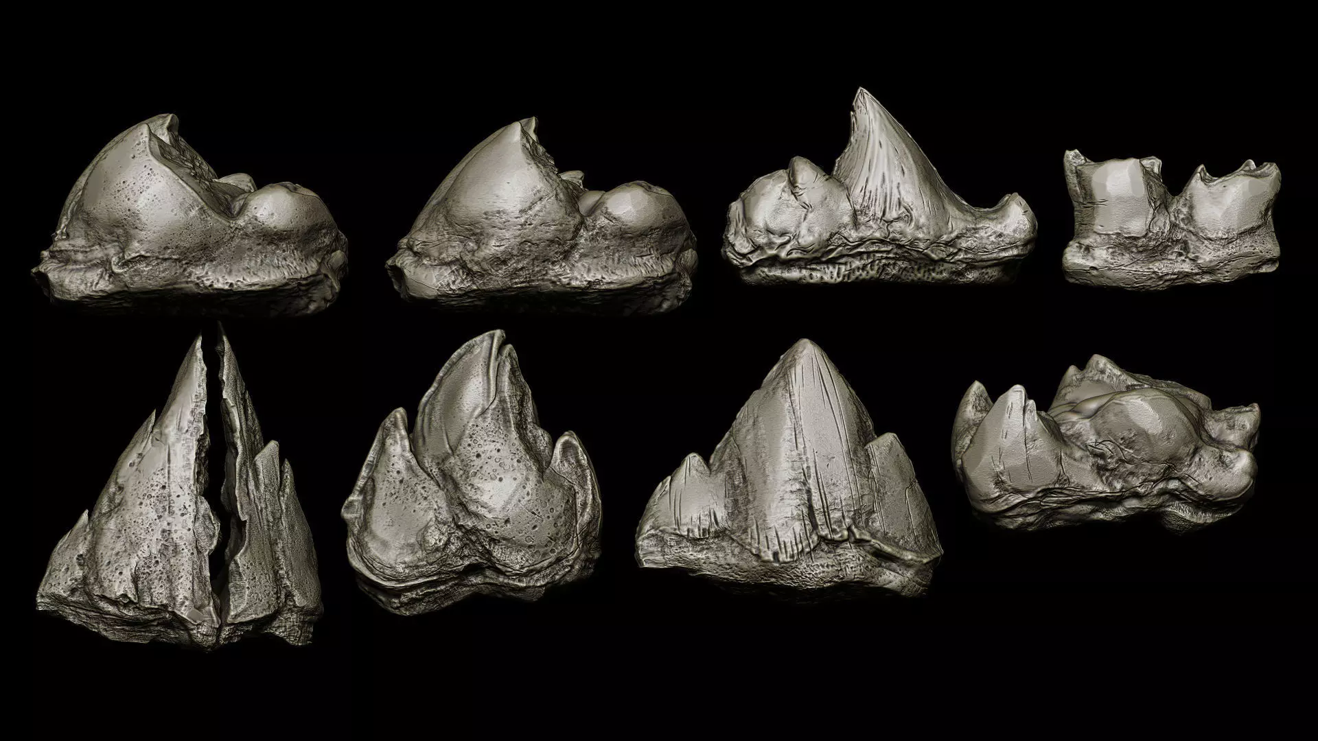 TEETH 2 Ultimate Teeth Pack 3D model_16