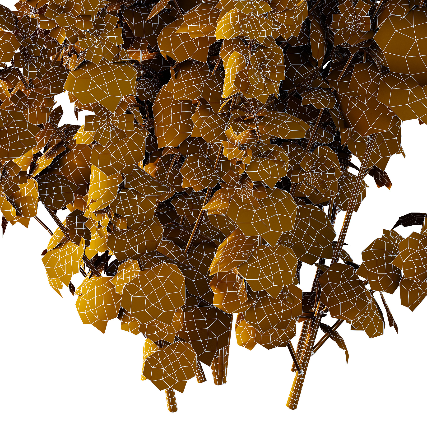 Different bush 16 3D model_4