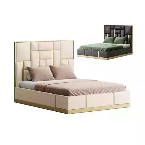 Creamy White And Gold Plated Embedded