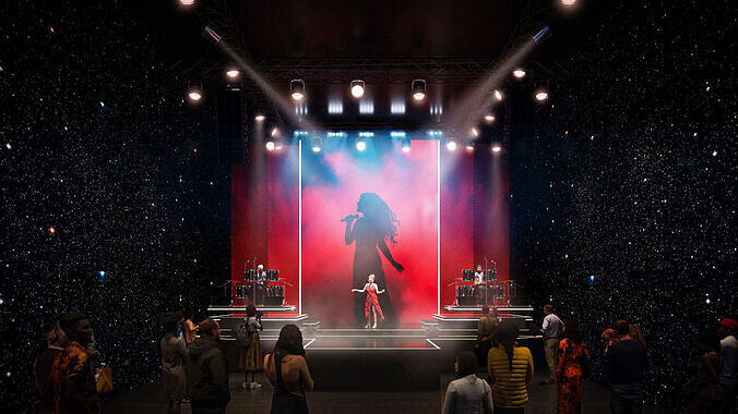 Concert hall 3D model