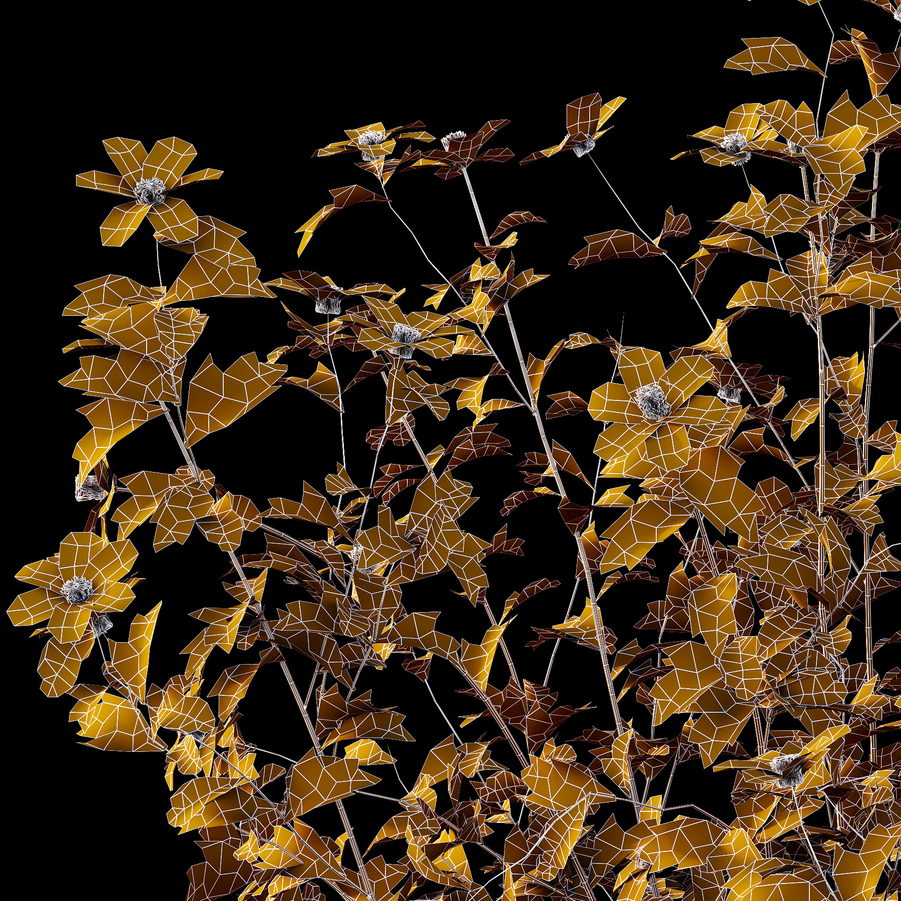 Different bush 17 3D model_5