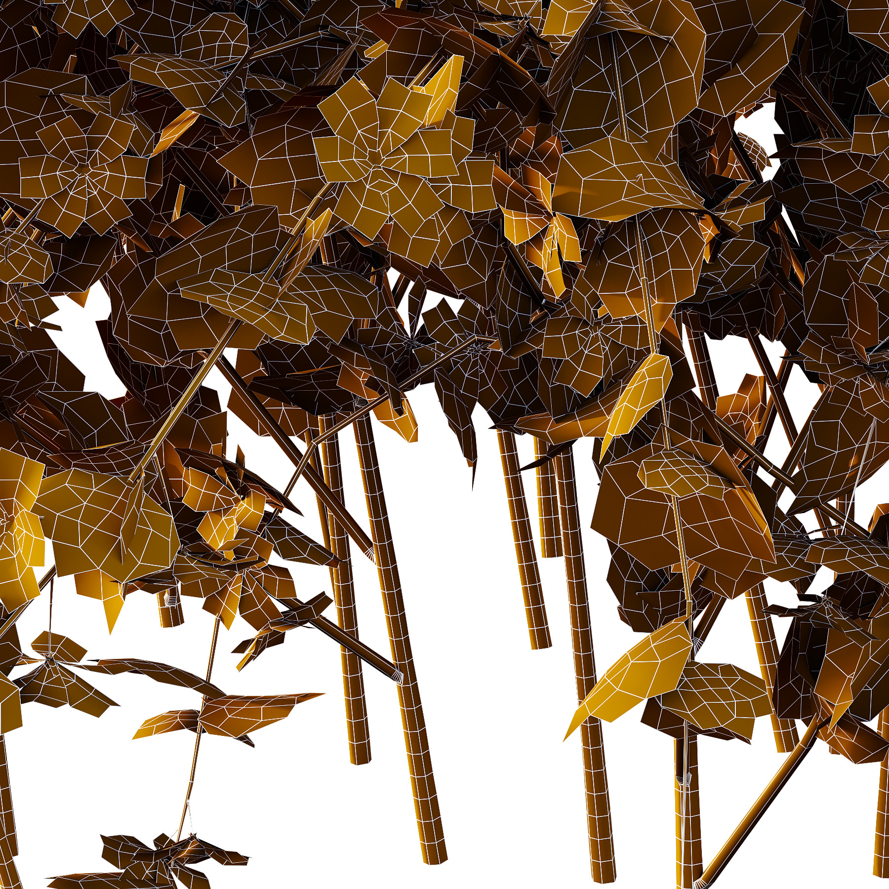 Different bush 18 3D model_5