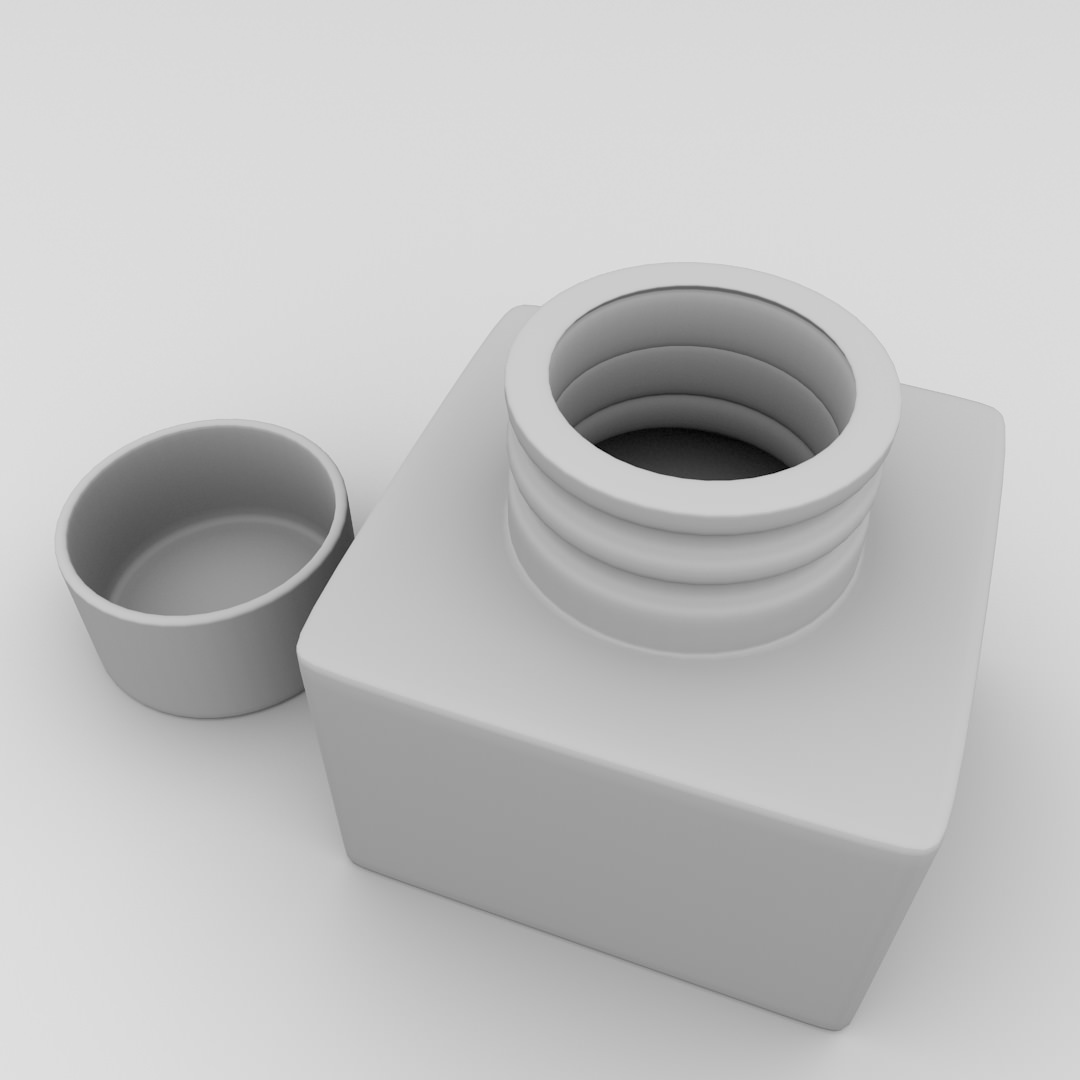 Ink Bottle 3D model_3
