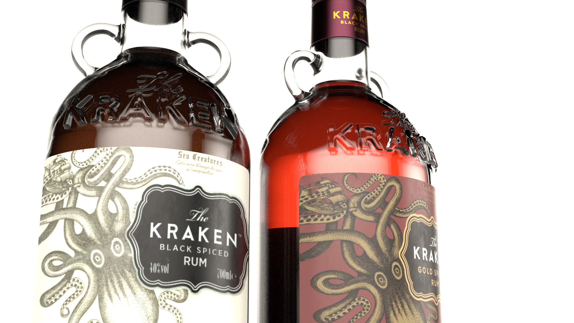 66 Alcohol Bottles Full Collection Low-poly 3D model_14