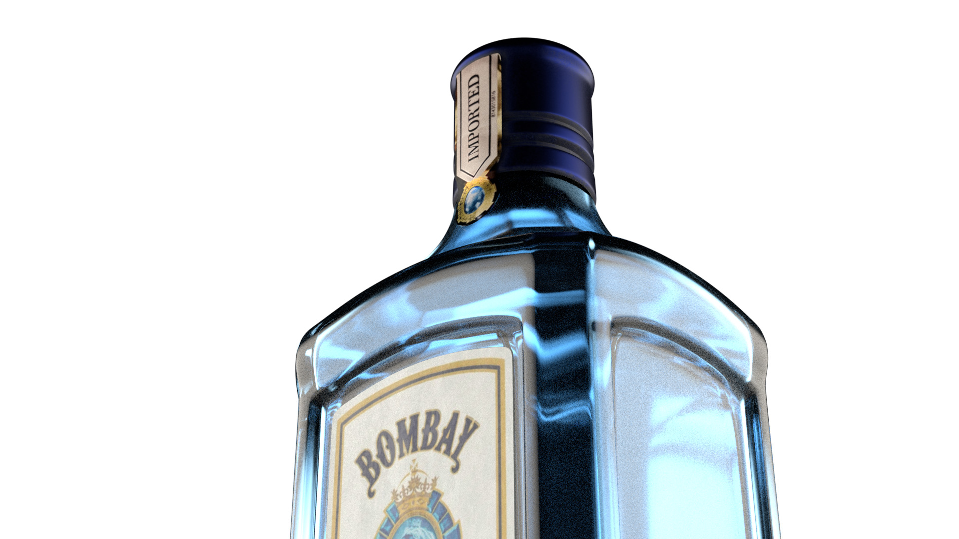 66 Alcohol Bottles Full Collection Low-poly 3D model_22