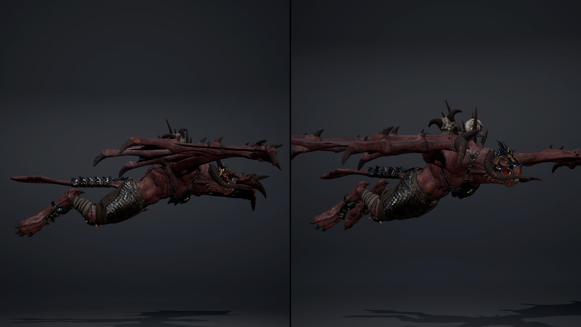 Ghost Spearman Wing2 Low-poly 3D model_11