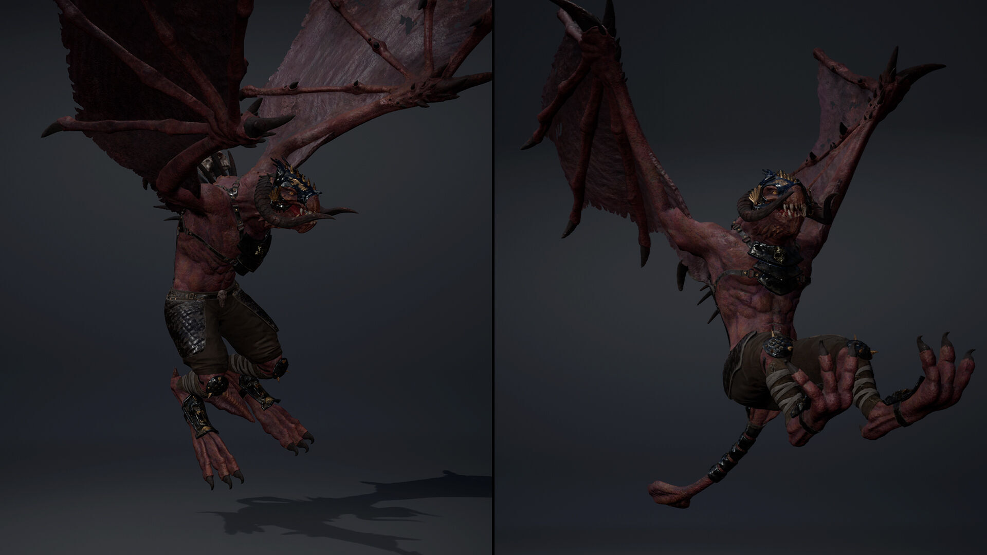 Ghost Spearman Wing2 Low-poly 3D model_12