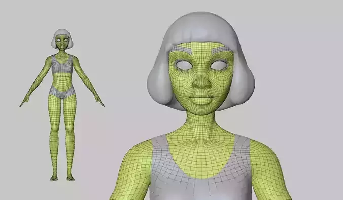 FEMALE-01-BASEMESH