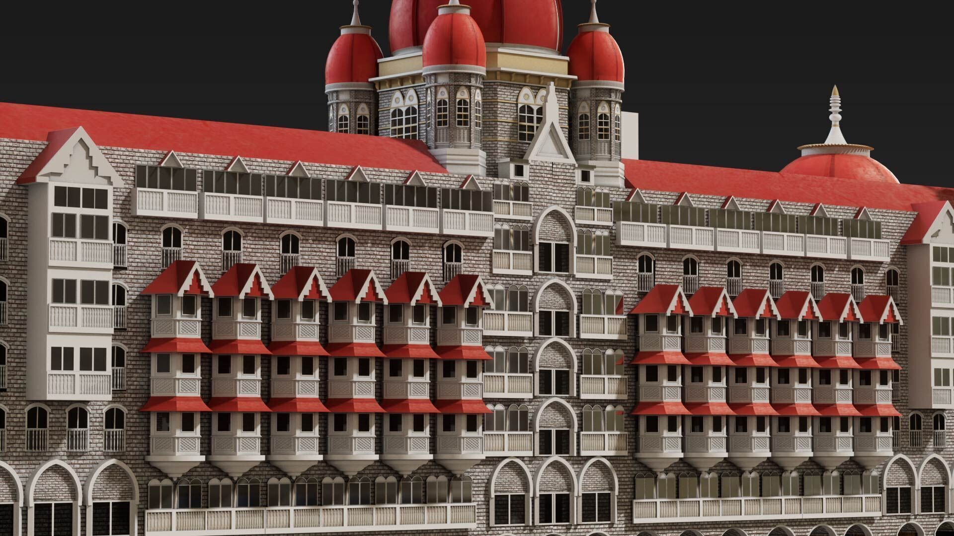 Taj Palace Hotel Mumbai 3D model_3