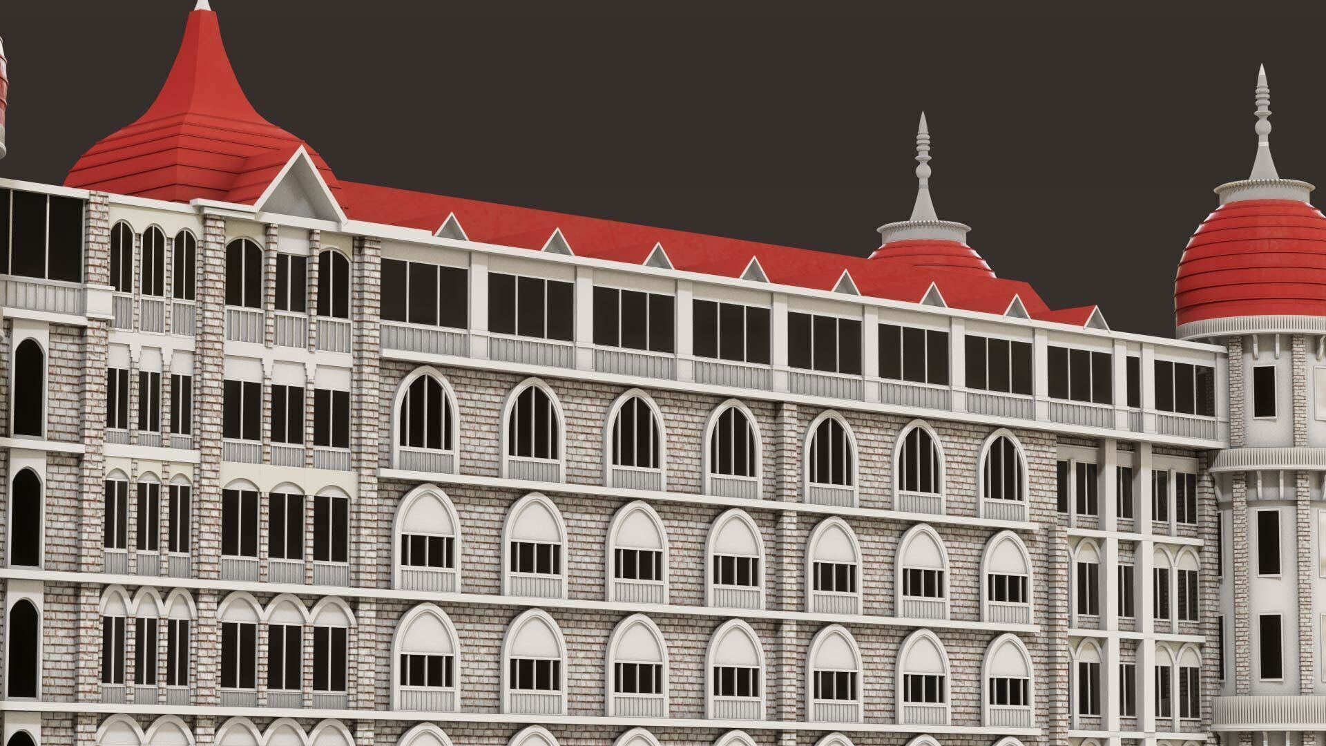 Taj Palace Hotel Mumbai 3D model_6