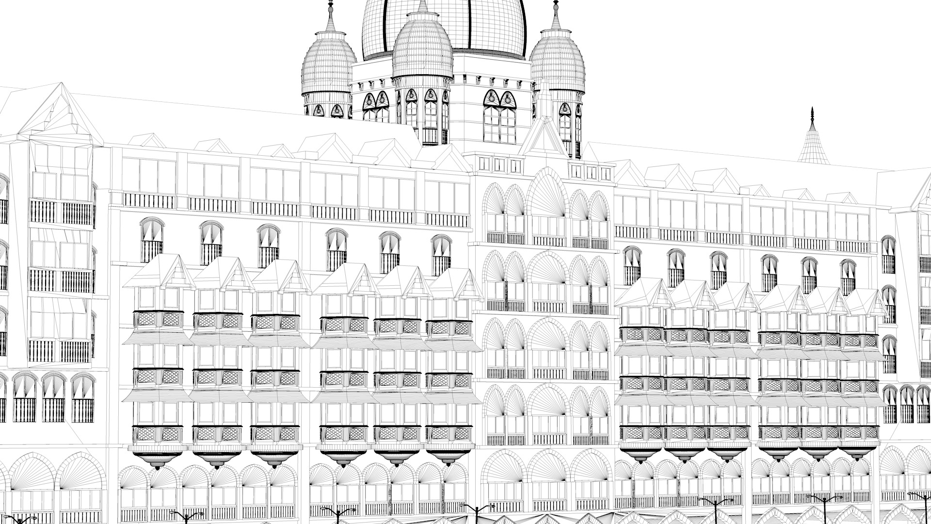 Taj Palace Hotel Mumbai 3D model_10