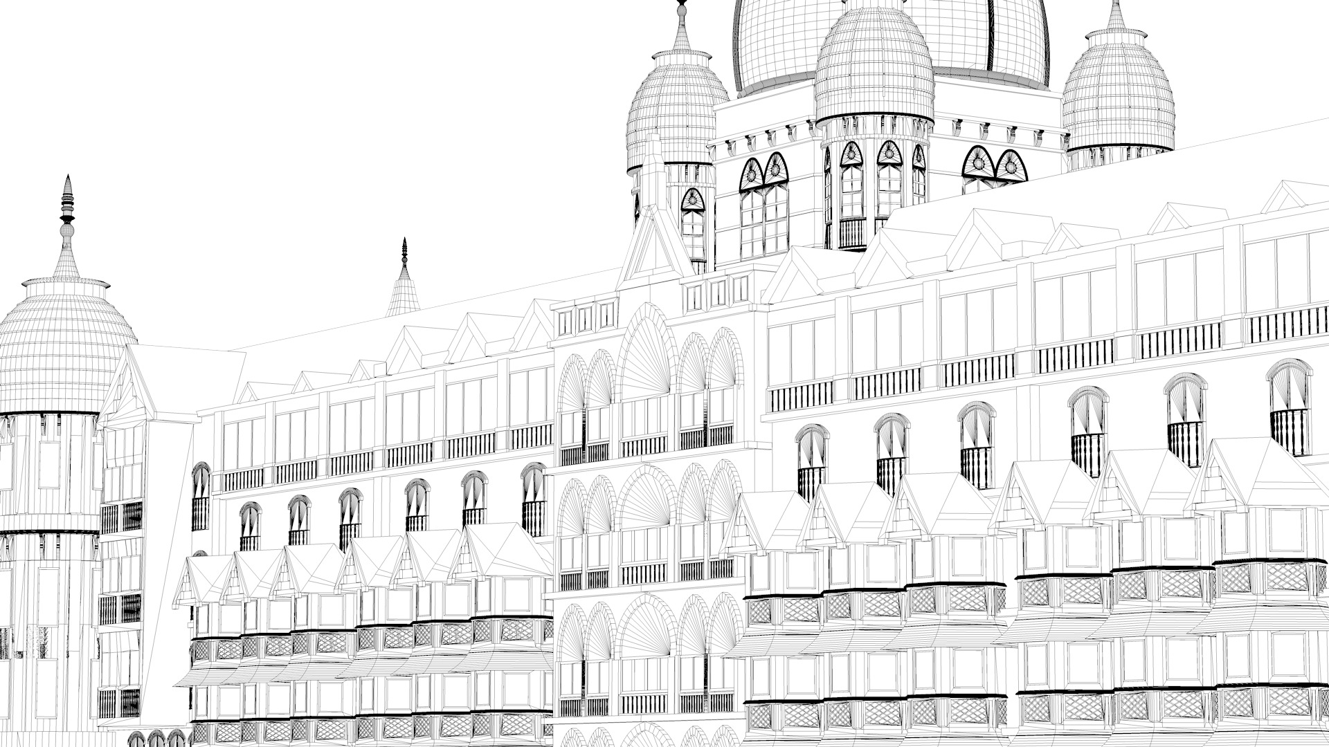 Taj Palace Hotel Mumbai 3D model_12