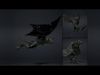 Ghost Spearman Wing1 Low-poly 3D model_2