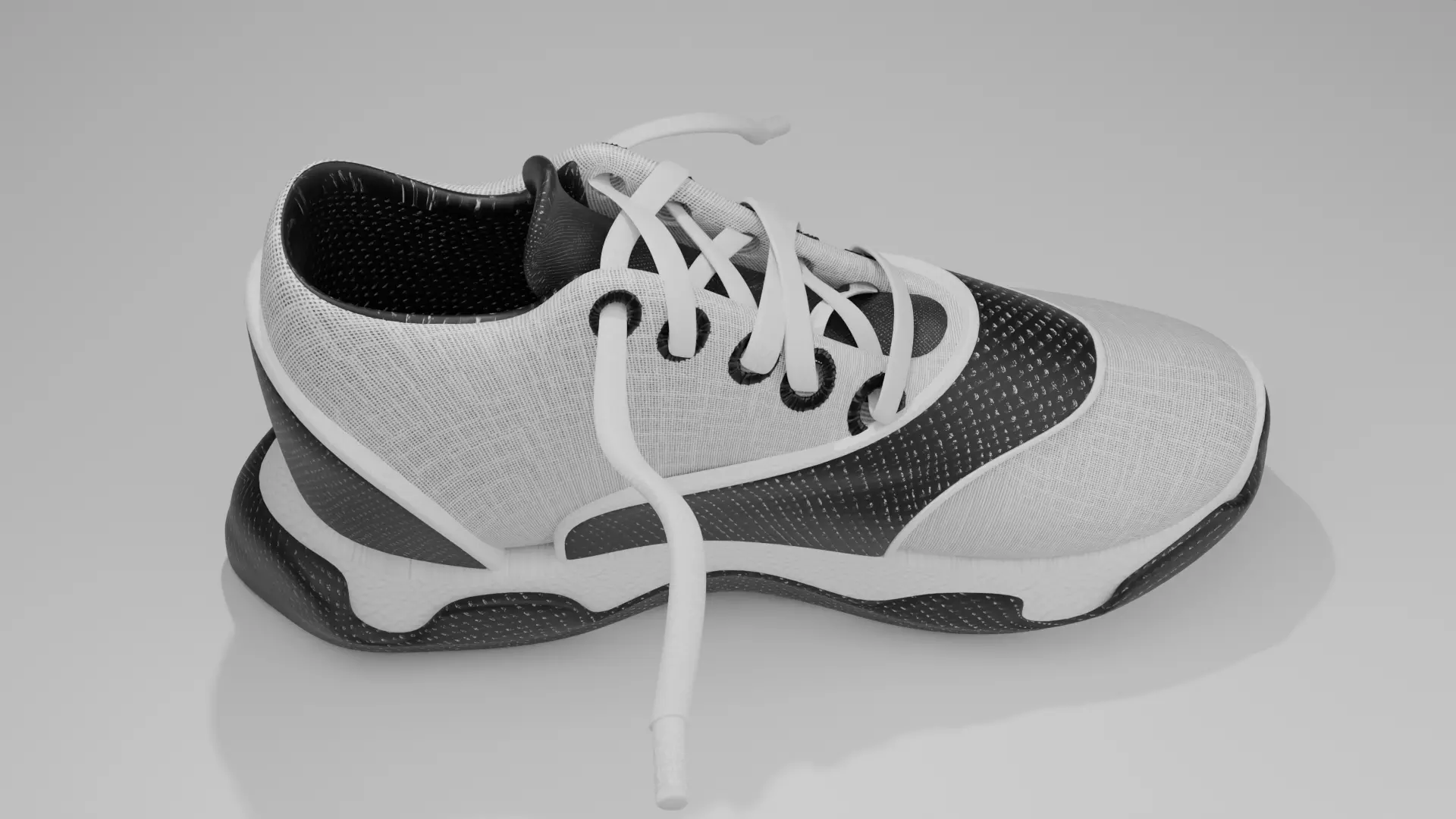 Athletic Shoe S1 Low-poly 3D model