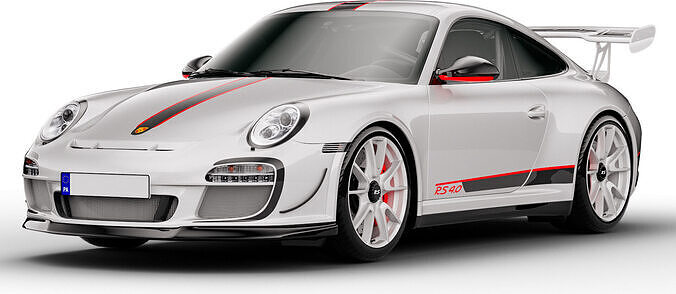 Porsche 911 GT3 RS 2011 Track Edition 3D model