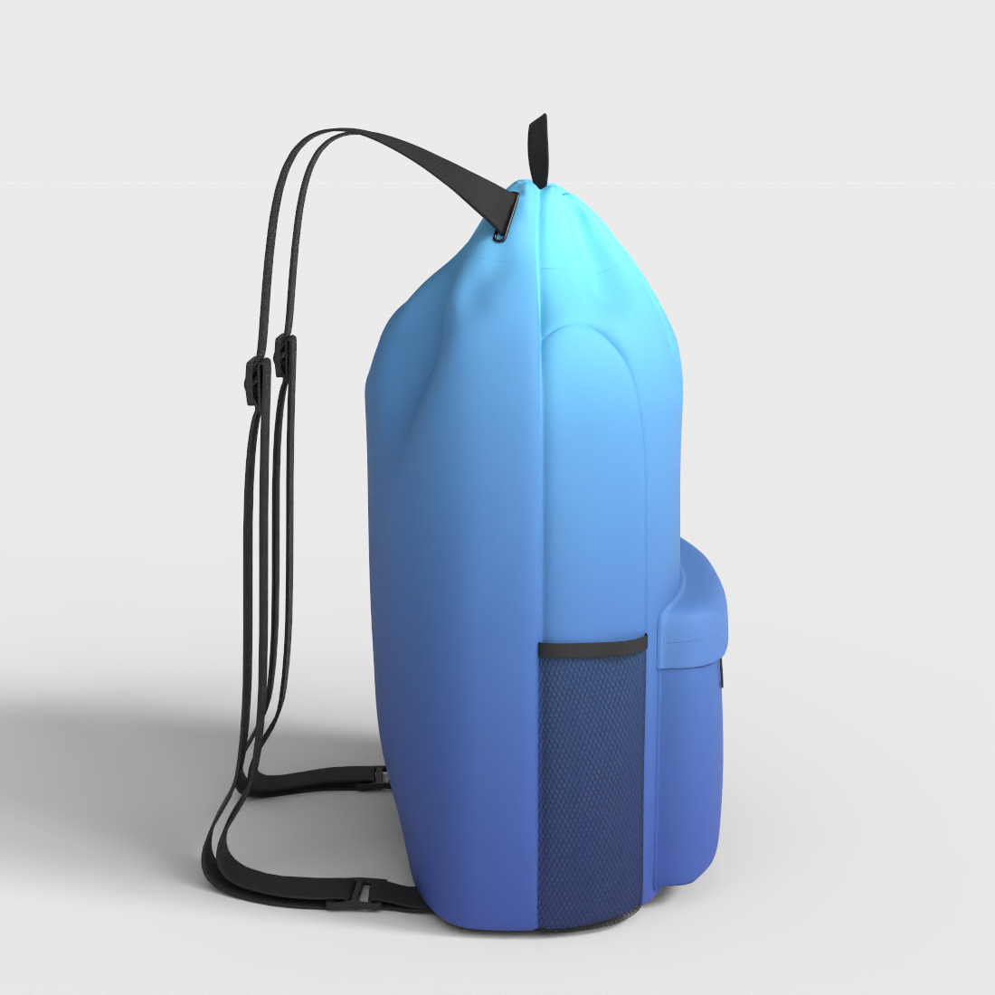 SCHOOL SPORTS BAG Low-poly 3D model_2